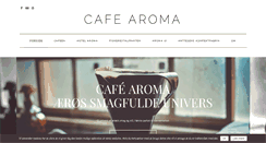 Desktop Screenshot of cafe-aroma.dk