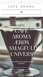 Mobile Screenshot of cafe-aroma.dk